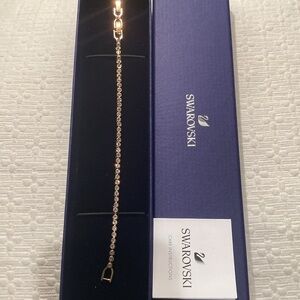 Swarovski Tennis Bracelet Pink Crystal Rose Gold Imber Emily Collection